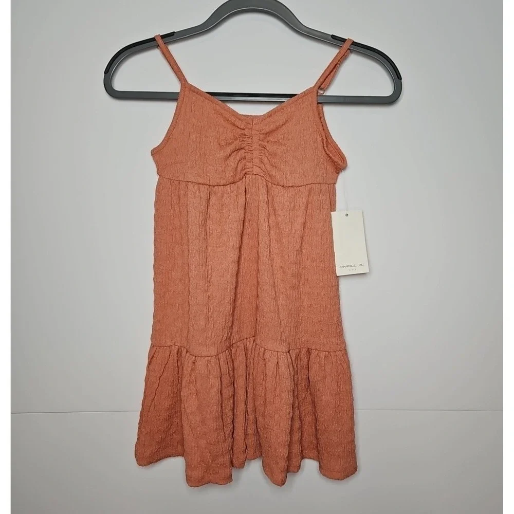 O'Neill Girls‎ Size Small 2 Piece Bundle - Dress + Plaid Button Up Shirt - NWT